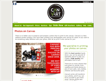 Tablet Screenshot of canvart.co.nz
